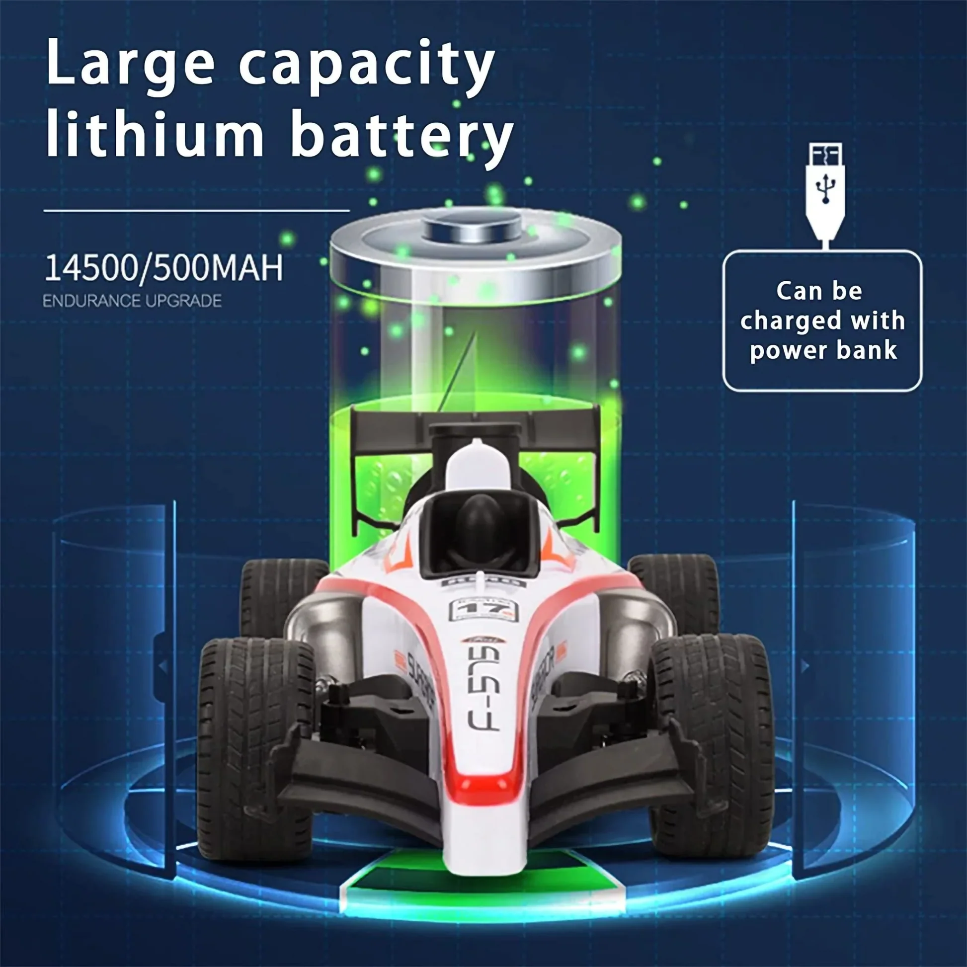 1.14 Scale Remote Control Speed Formula F1 Racing Car - Image 2