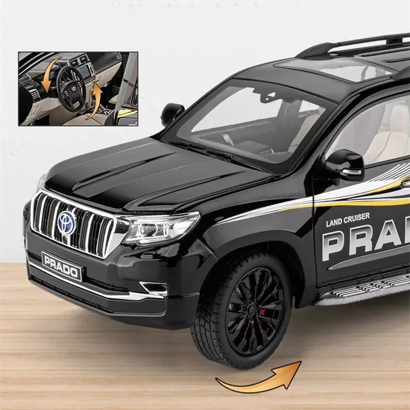 1:18 Diecast Toyota Land Cruiser Prado TX Model - Image 8