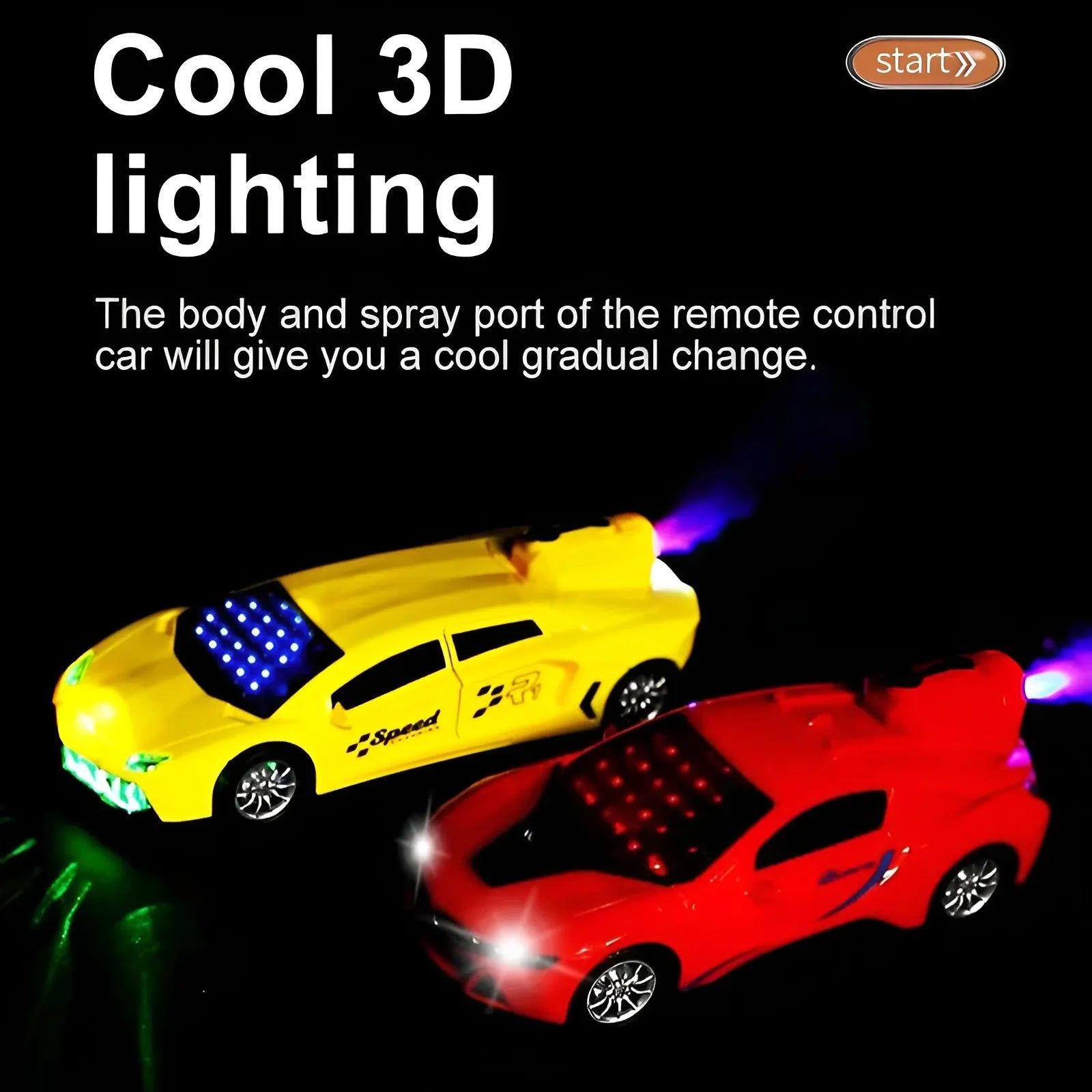 1:22 Scale 2.4G Remote Control Spray Racing Car