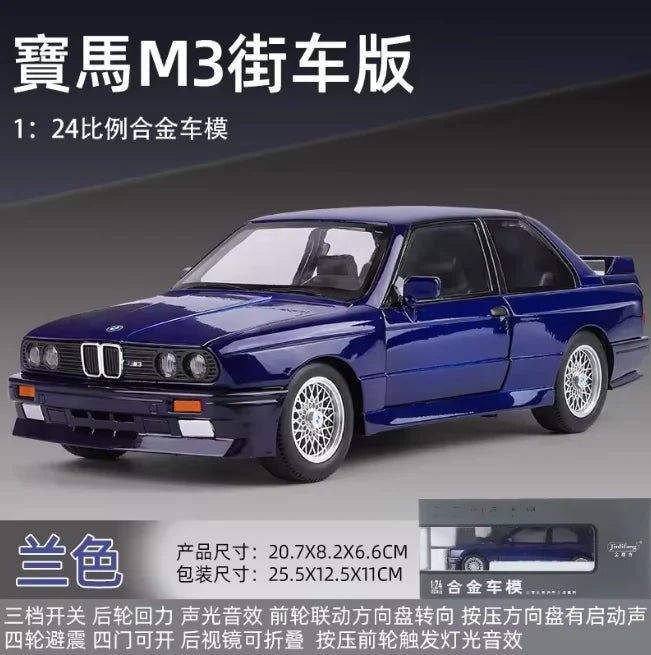 1:24 Diecast BMW M3 Model Car - Image 3