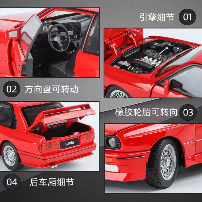 1:24 Diecast BMW M3 Model Car - Image 6