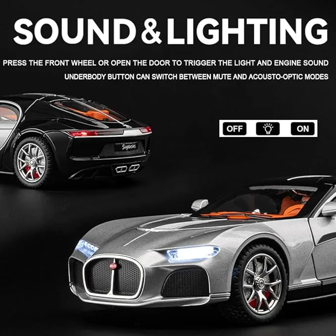 1:24 Diecast Bugatti Atlantic Sports Model Car - Image 3