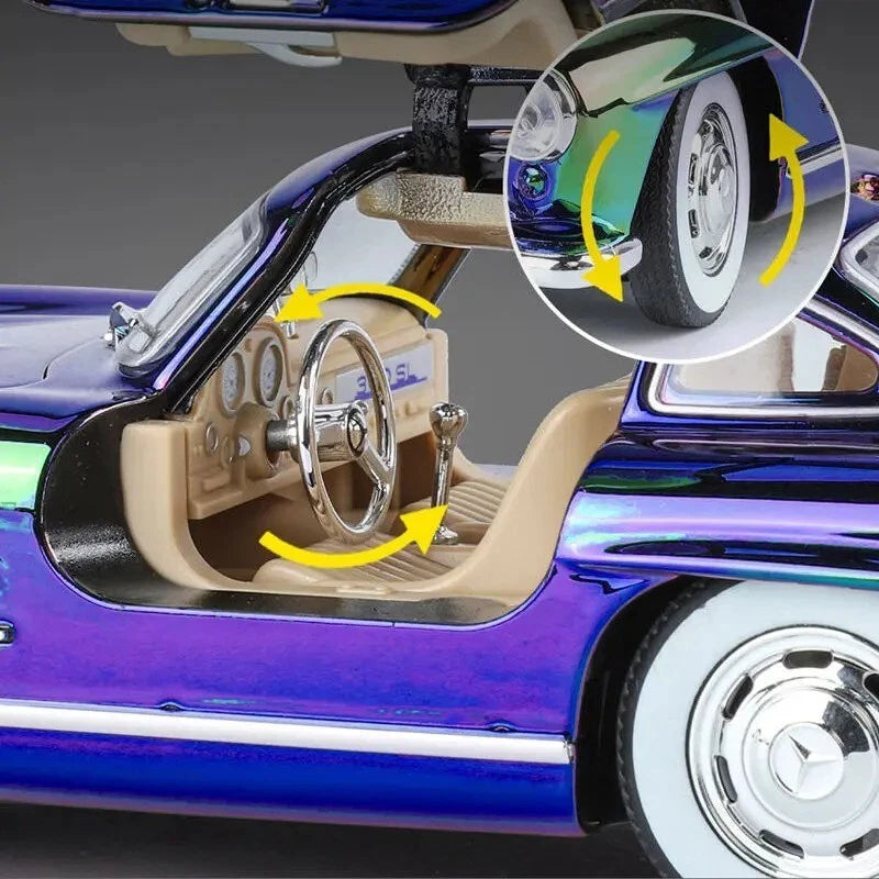 1:24 Diecast Electroplating Mercedes-Benz - Image 4