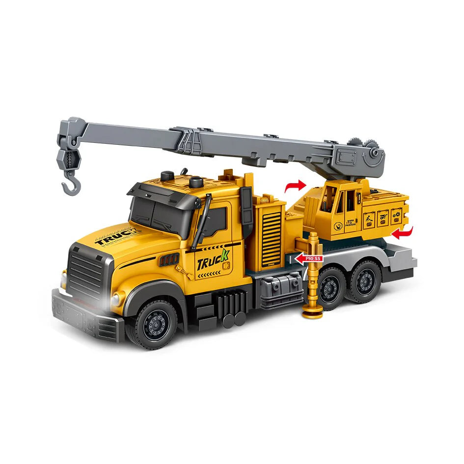 1:24 Four-Way Construction Engineering Crane Truck - Image 2