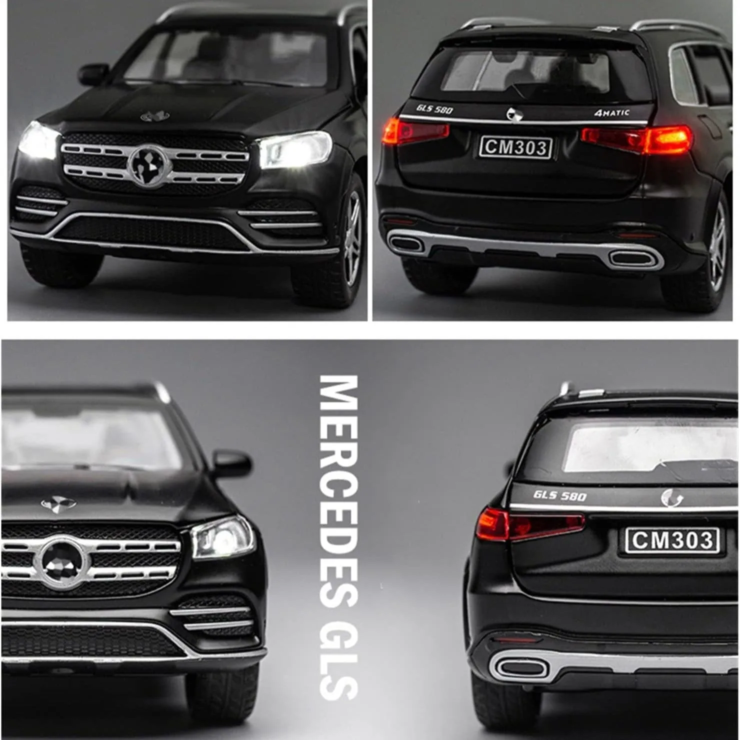 1:24 Scale Diecast Mercedes Benz GLS580 SUV Model - Image 5