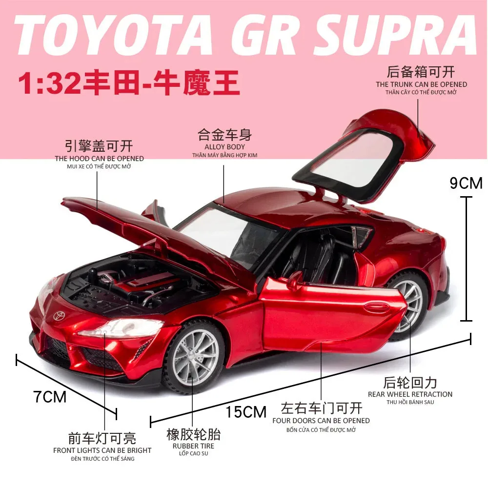 1:32 Scale Diecast Toyota GR Supra - Image 10