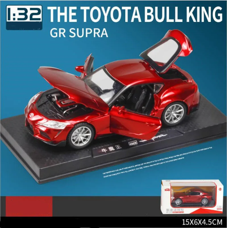 1:32 Toyota Supra Die-Cast Vehicles Alloy Model Car - Image 7