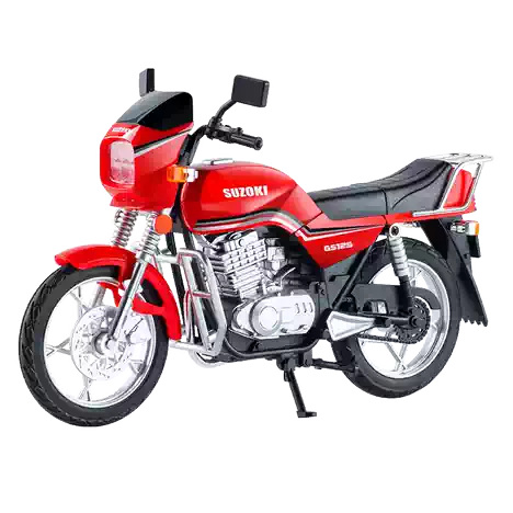 1:8 Suzuki GS125 Diecast Bike with Light and Sound - Image 2