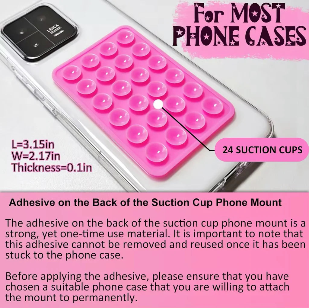 1 Pcs Mobile Phone Silicone Suction Stand - Image 5