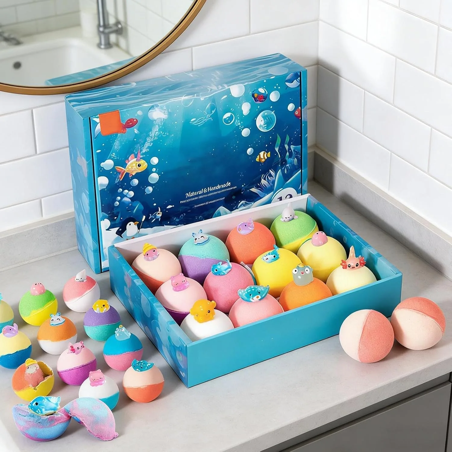 1 Piece Kindergarten Bath Bombs With Surprise Inside Toys - Image 12