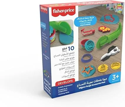 Fisher Price Alligator Dough Accessories 10 Piece - Image 2