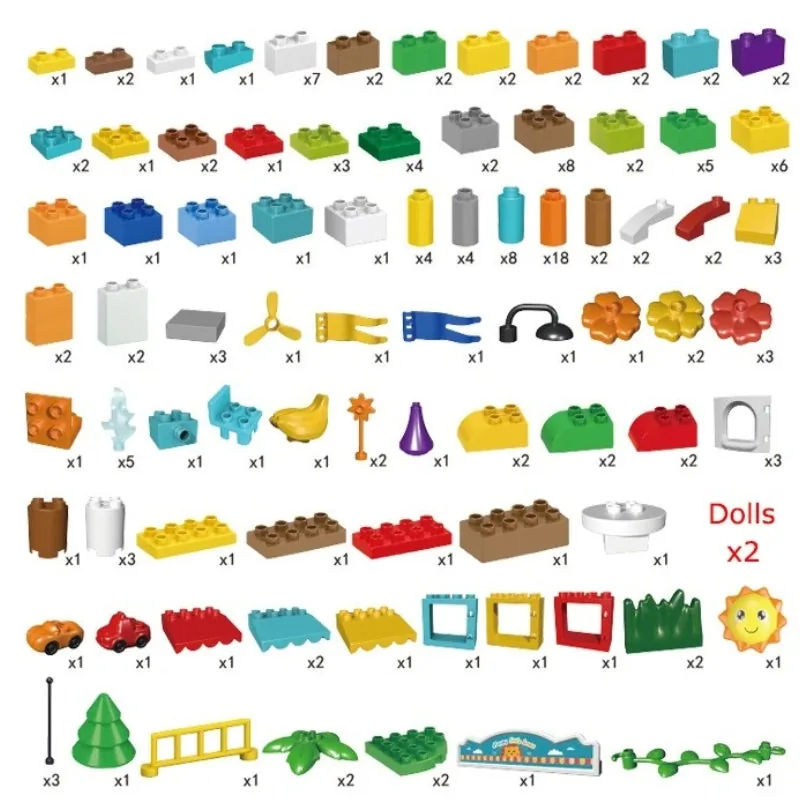 100Pcs Giraffe Blocks Set - Image 2