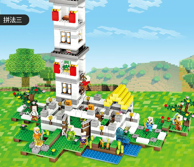 1128-Piece My World Forest Manor Blocks set - Image 3