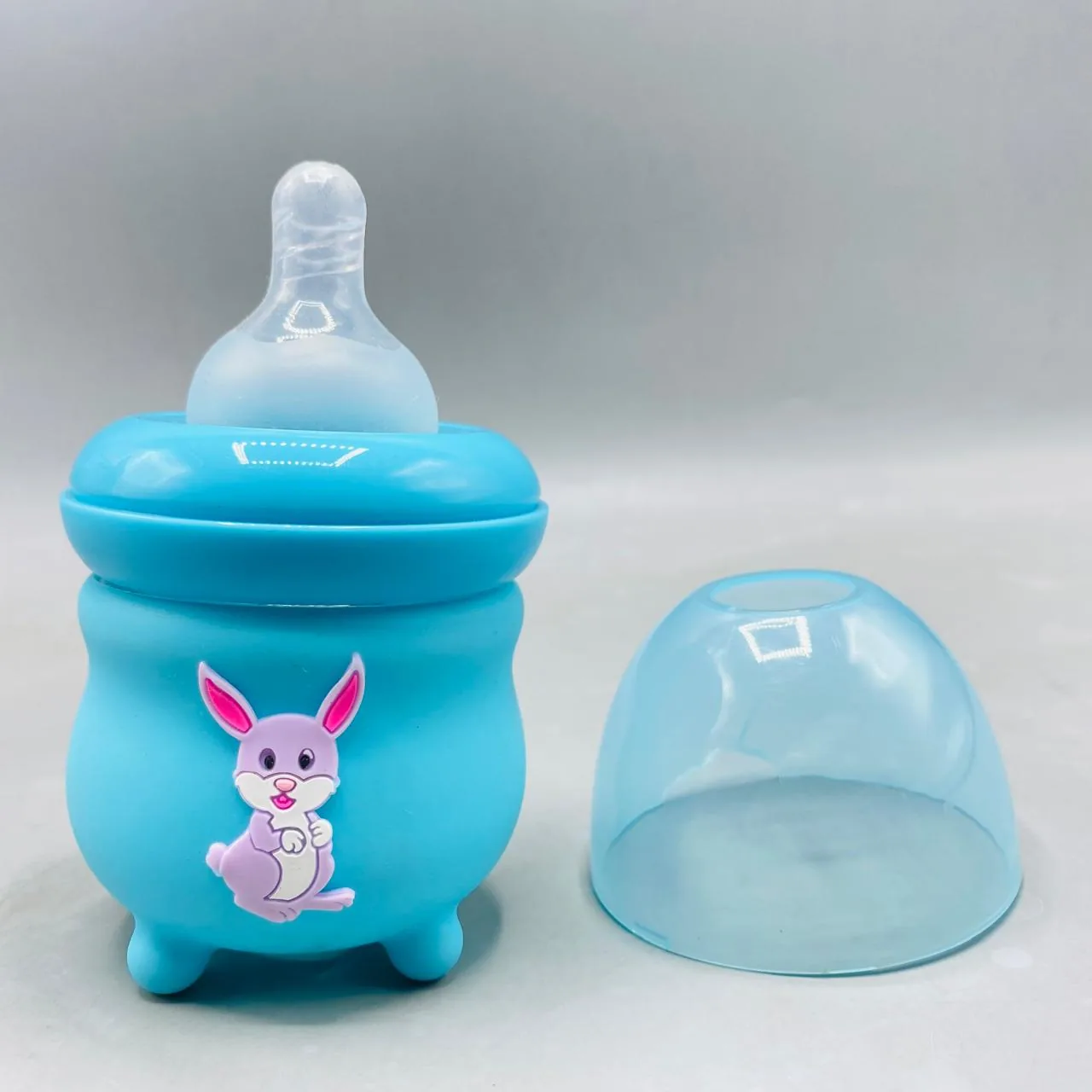 120ML Glass Baby Feeder with Silicone Cover - Image 3