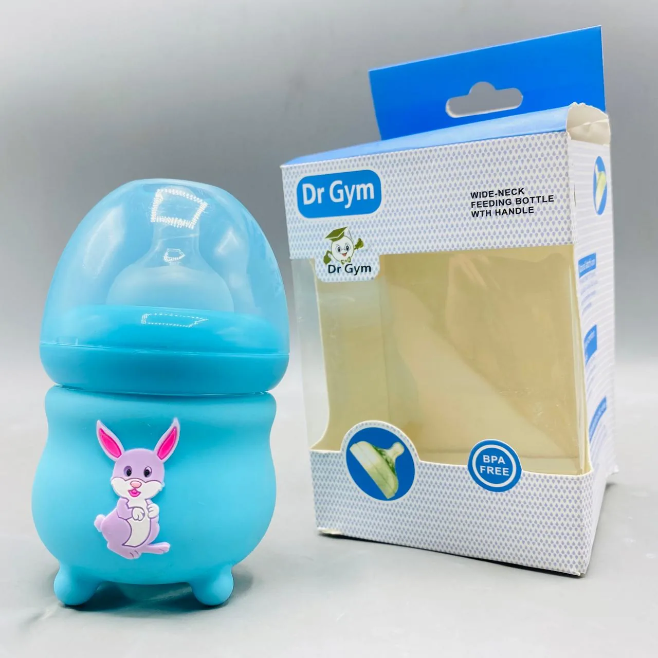 120ML Glass Baby Feeder with Silicone Cover - Image 5