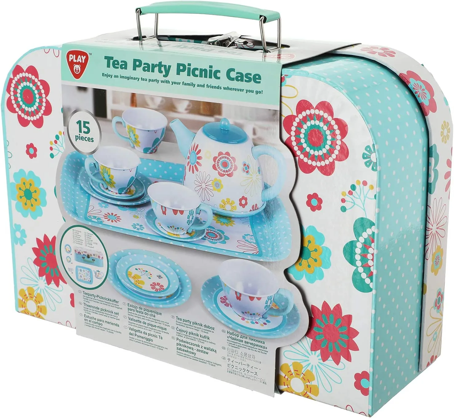 15 Pieces PlayGo Tea Party Picnic Case - Image 3