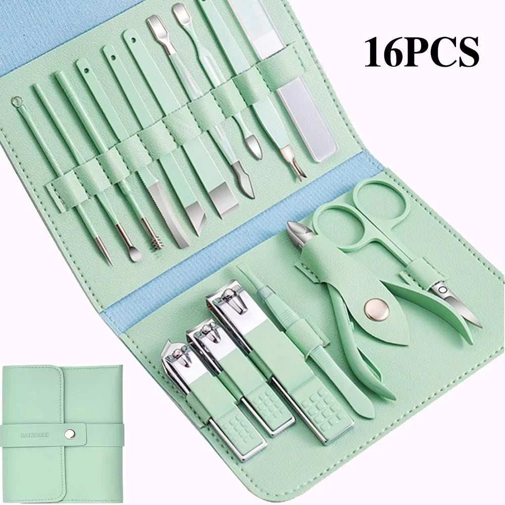 16 Pcs Manicure Pedicure Set - Image 12