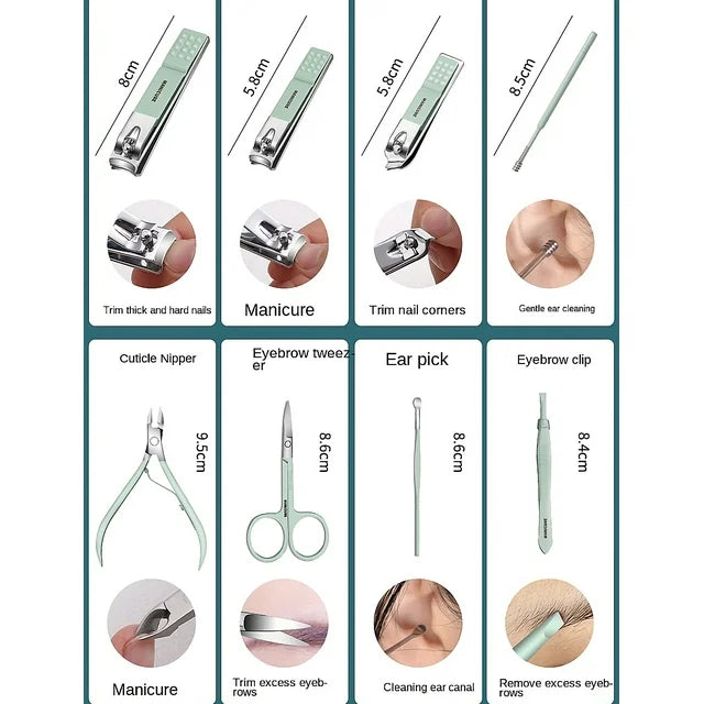 16 Pcs Manicure Pedicure Set - Image 8