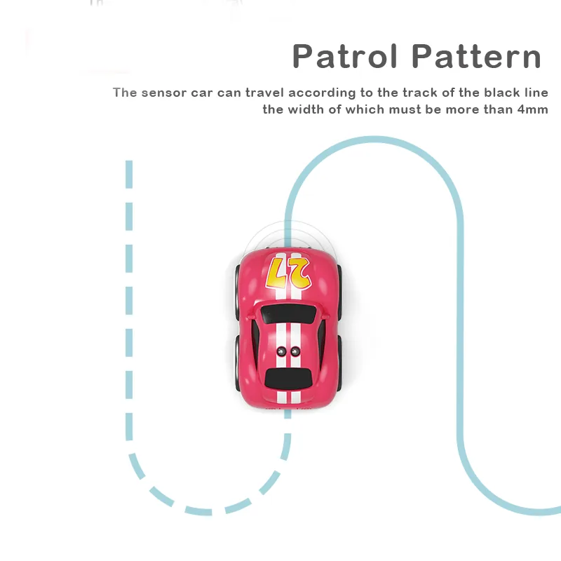 2.4G Electric Mini Remote Control Follow Up Sensor Car - Image 17