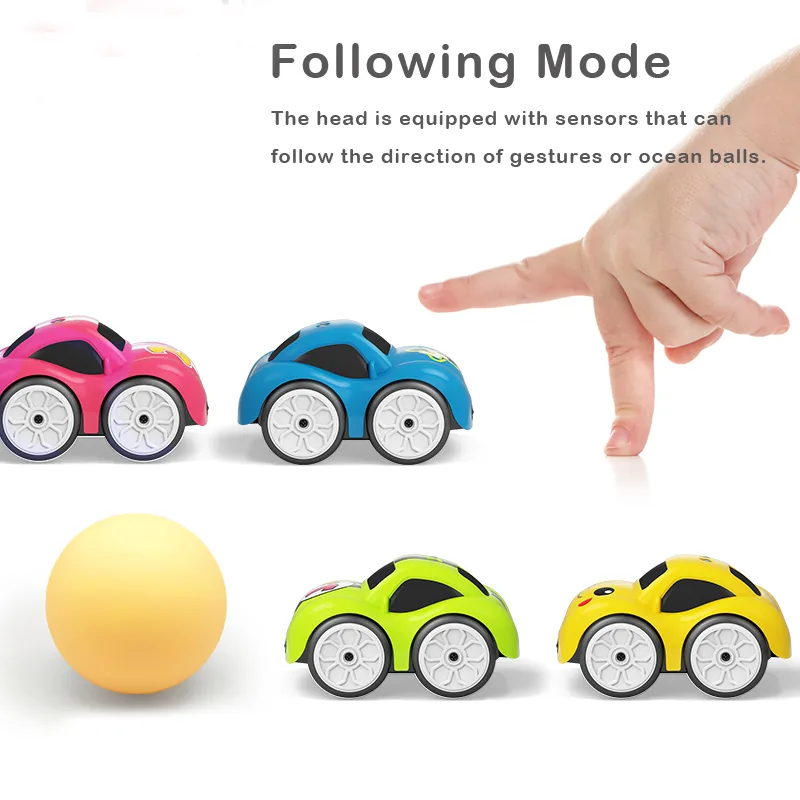 2.4G Electric Mini Remote Control Follow Up Sensor Car - Image 2