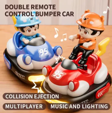 2.4G Remote Control Super Battle Bumper Car Head Ejection (2 Players) - Image 3