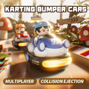 2.4G Remote Control Super Battle Bumper Car Head Ejection (2 Players) - Image 5