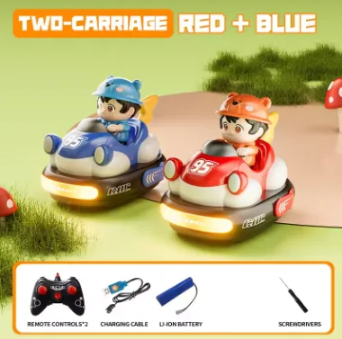 2.4G Remote Control Super Battle Bumper Car Head Ejection (2 Players) - Image 6
