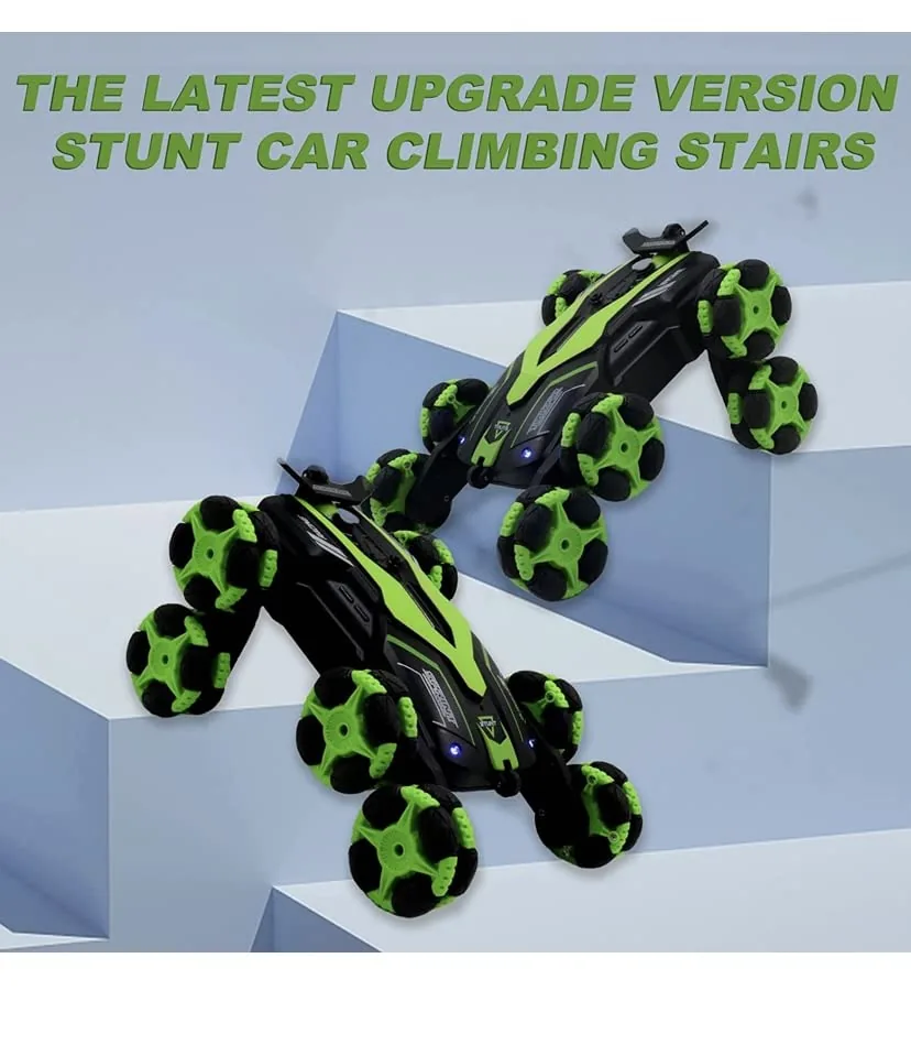 2.4GHZ 4WD 8 Wheels Stunt Remote Control Remote Control - Image 15