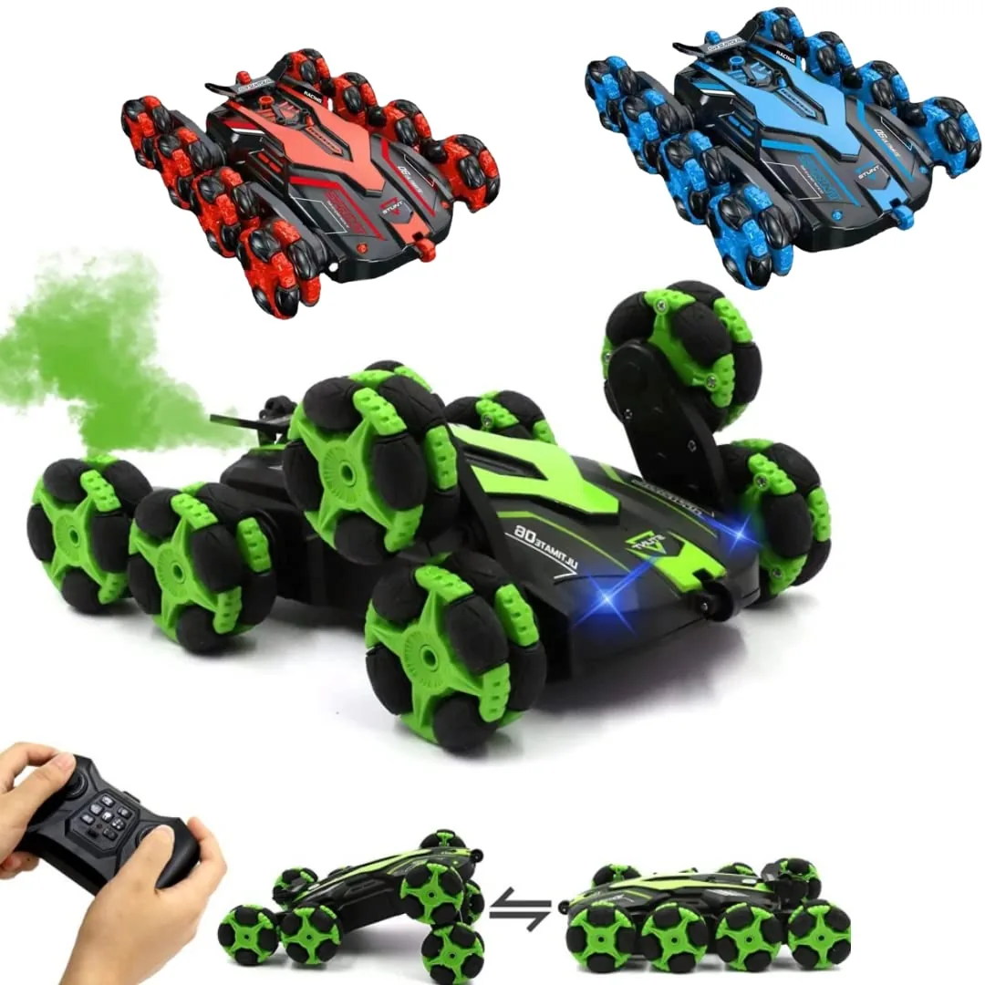 2.4GHZ 4WD 8 Wheels Stunt Remote Control Remote Control - Image 2