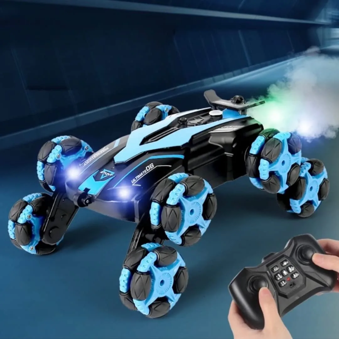 2.4GHZ 4WD 8 Wheels Stunt Remote Control Remote Control - Image 3
