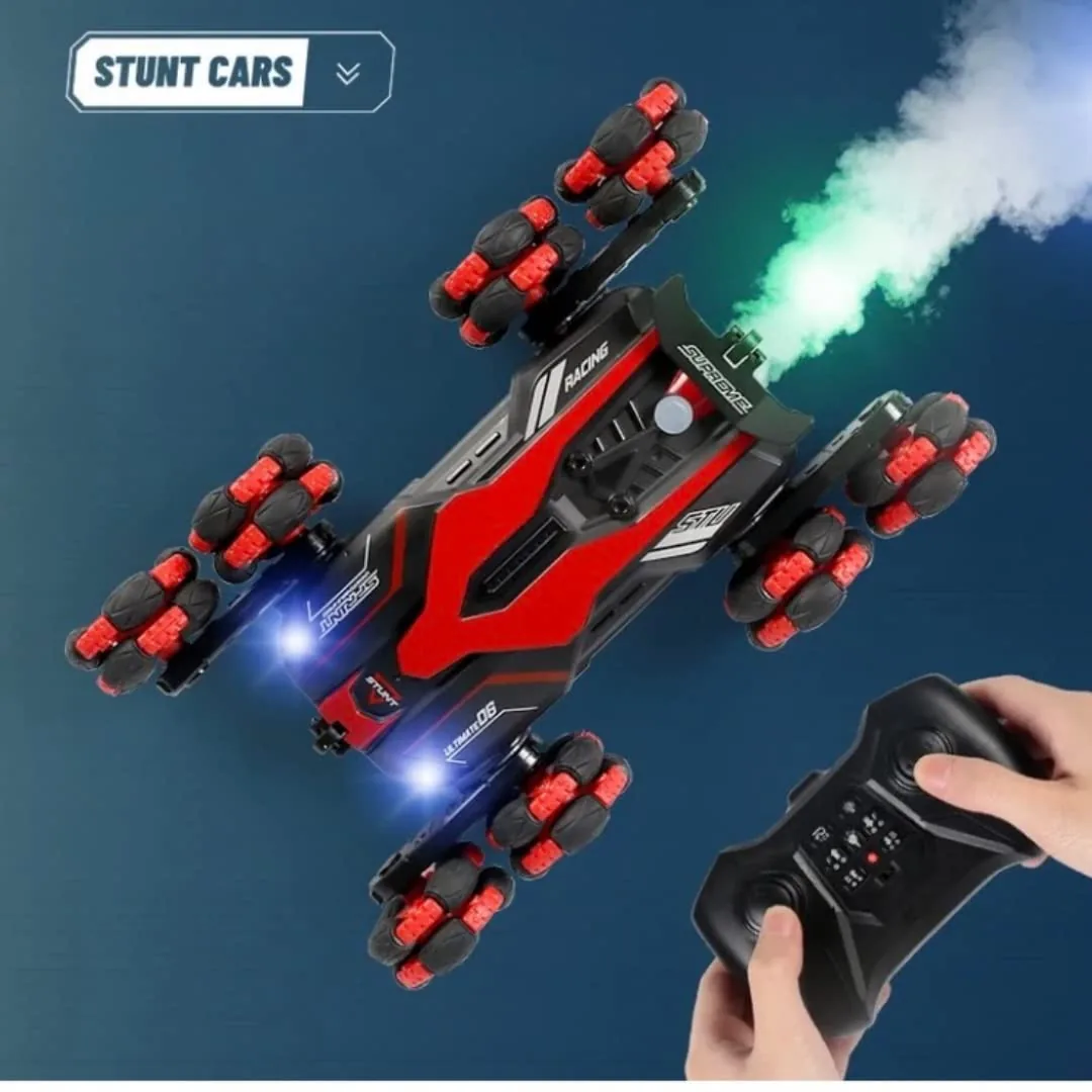 2.4GHZ 4WD 8 Wheels Stunt Remote Control Remote Control - Image 5