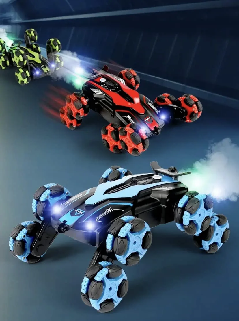 2.4GHZ 4WD 8 Wheels Stunt Remote Control Remote Control - Image 8