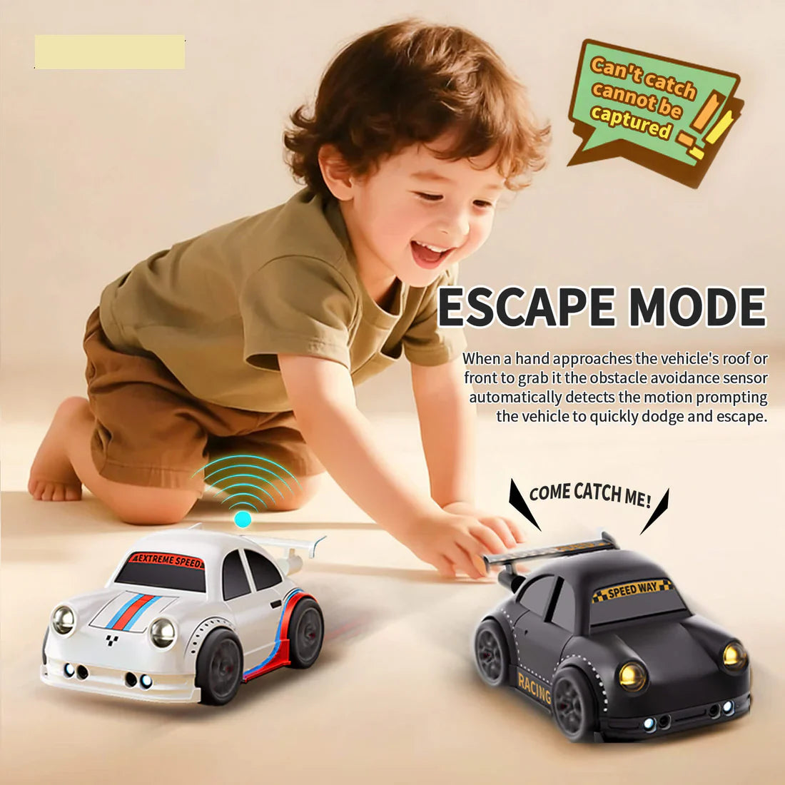 2.4GHz Electric Remote And Induction Controlled Mini Drift Car - Image 2
