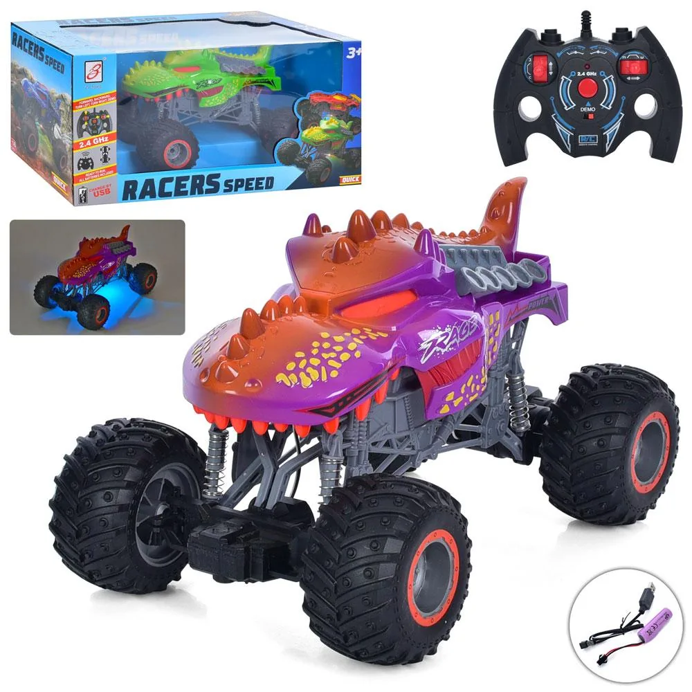 2.4GHz Remote Control Dinosaur Car 1:14 Scale - Image 3