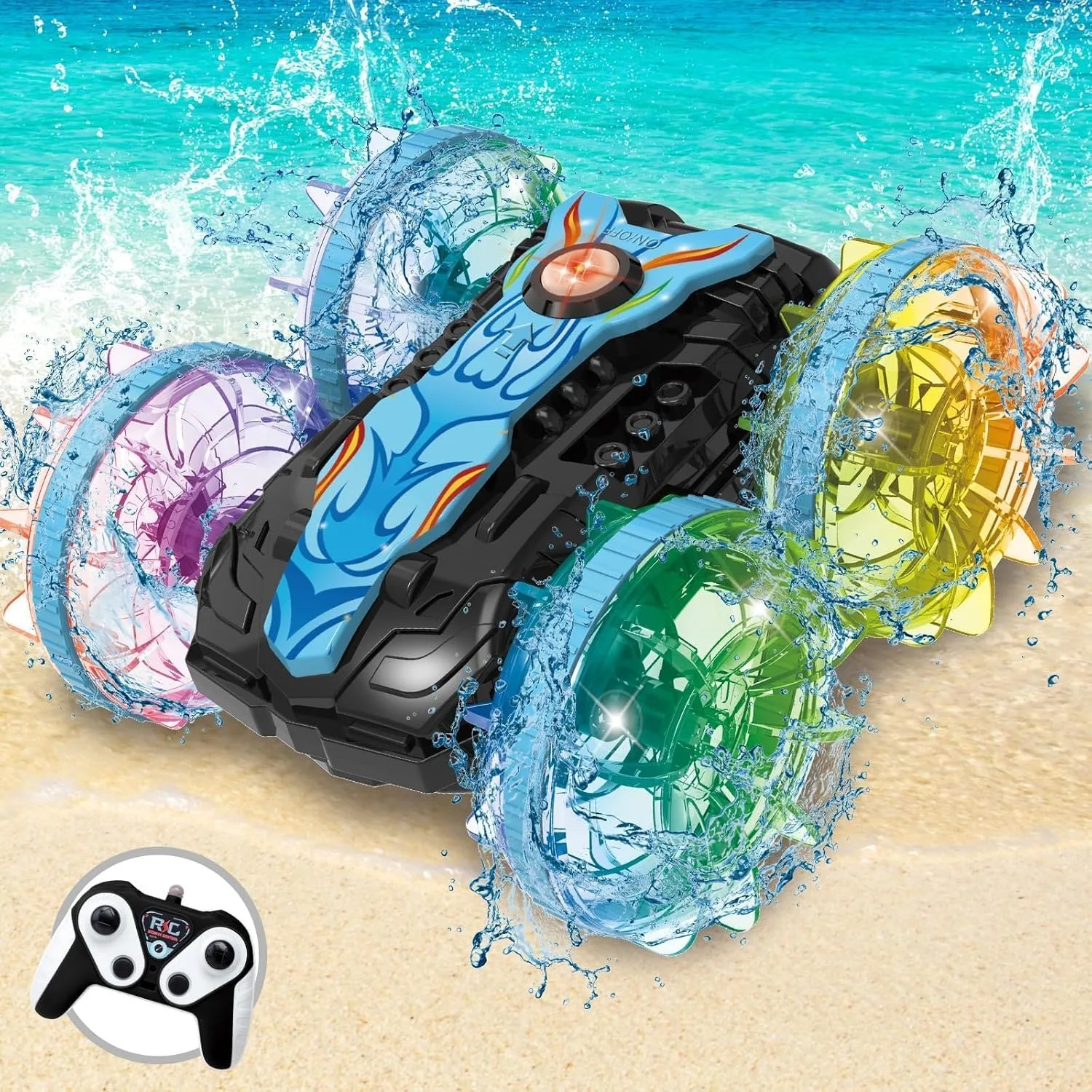 2.4GHZ Water Proof Remote Control Car 2 in 1