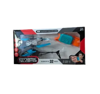 2 in 1 Hand Gesture And Sensor Flying Helicopter - Image 5