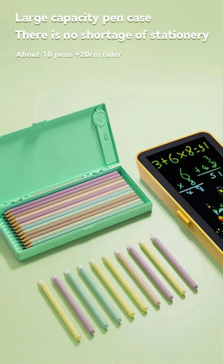 2 in 1 Lcd Writing Tablet With Pencil Box - Image 4