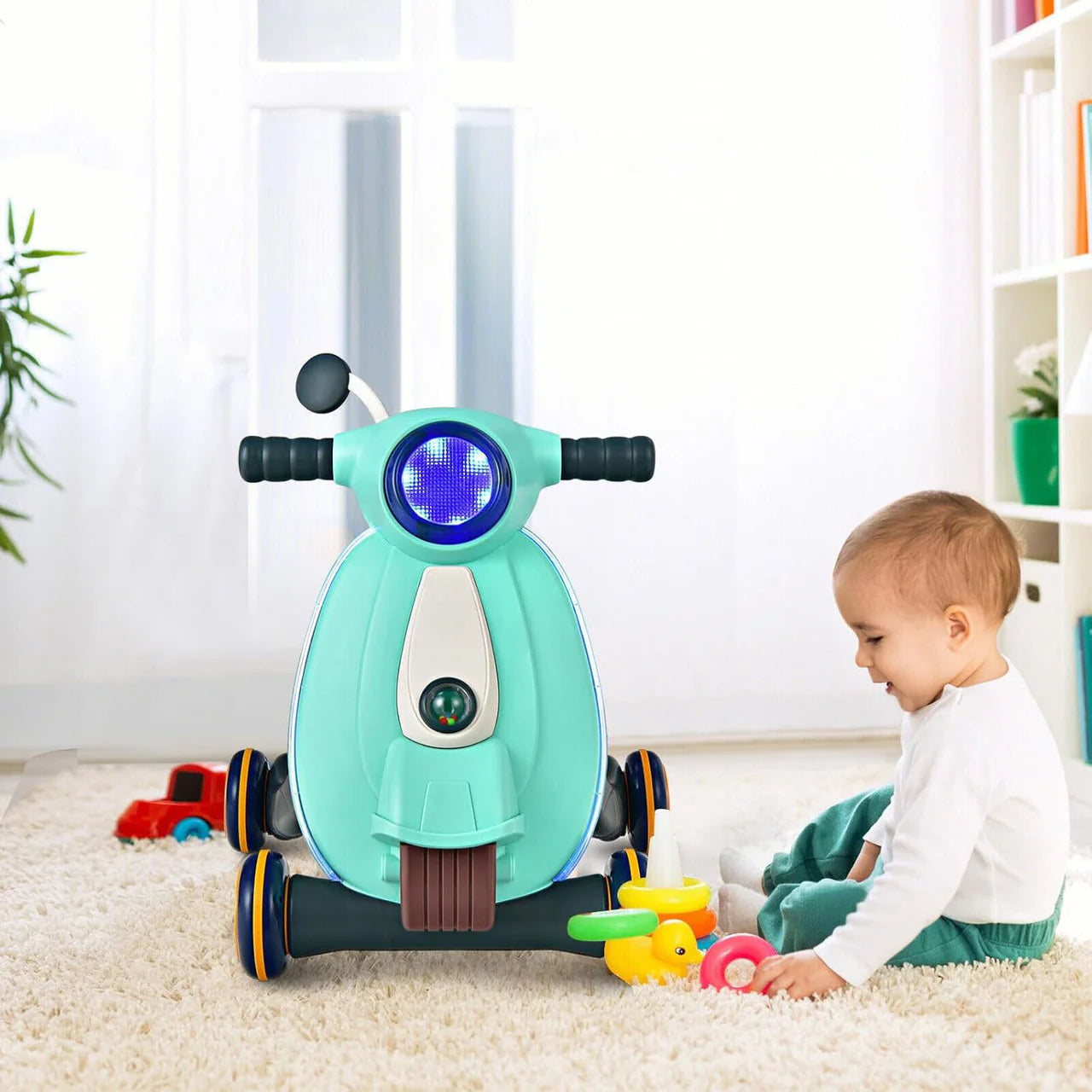 2 in 1 Multi Functional Baby Walker With Light And Sound - Image 2