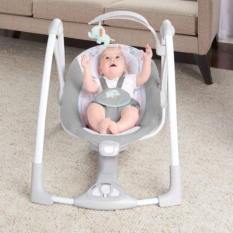 2-in-1 Portable Automatic Swing Infant Seat - Image 2