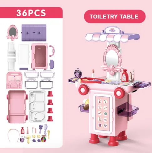 2 IN 1 Pretend Makeup Beauty Bus - Image 3