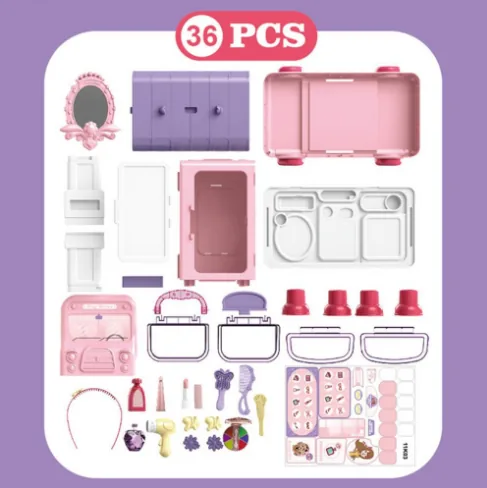2 IN 1 Pretend Makeup Beauty Bus - Image 6