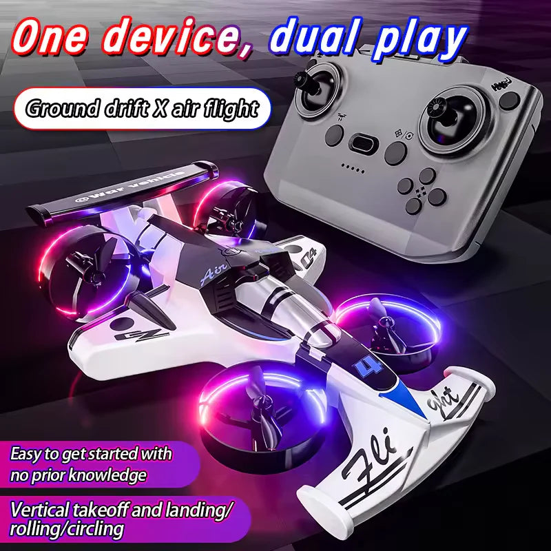 2-in-1 Remote Control Formula F1 Drone - Image 2