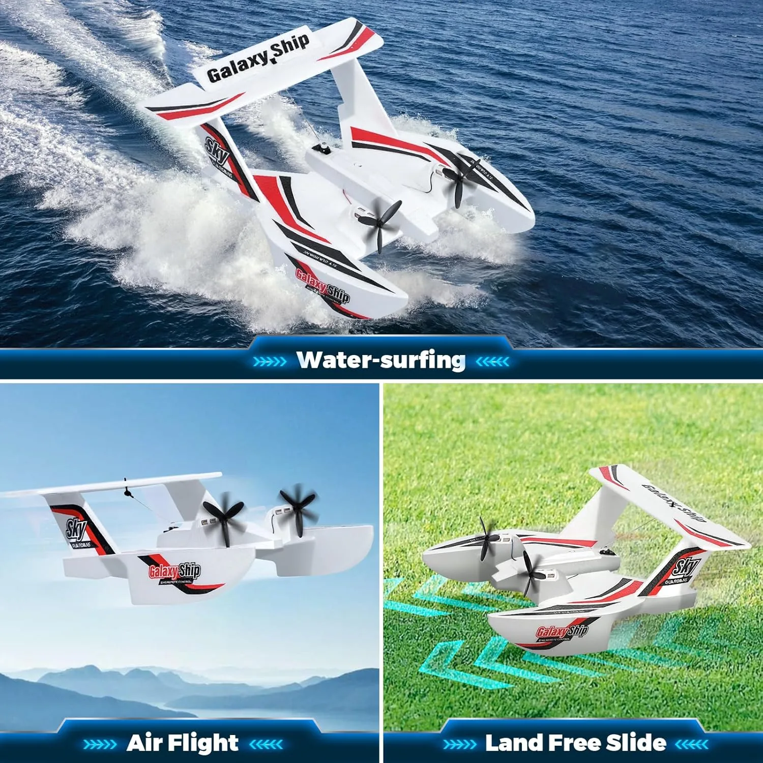 2 in 1 Remote Control Glider Galaxy Ship - Image 7
