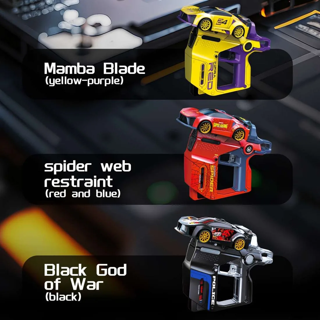 2 Player R/C Laser Gun Car Set - Image 3