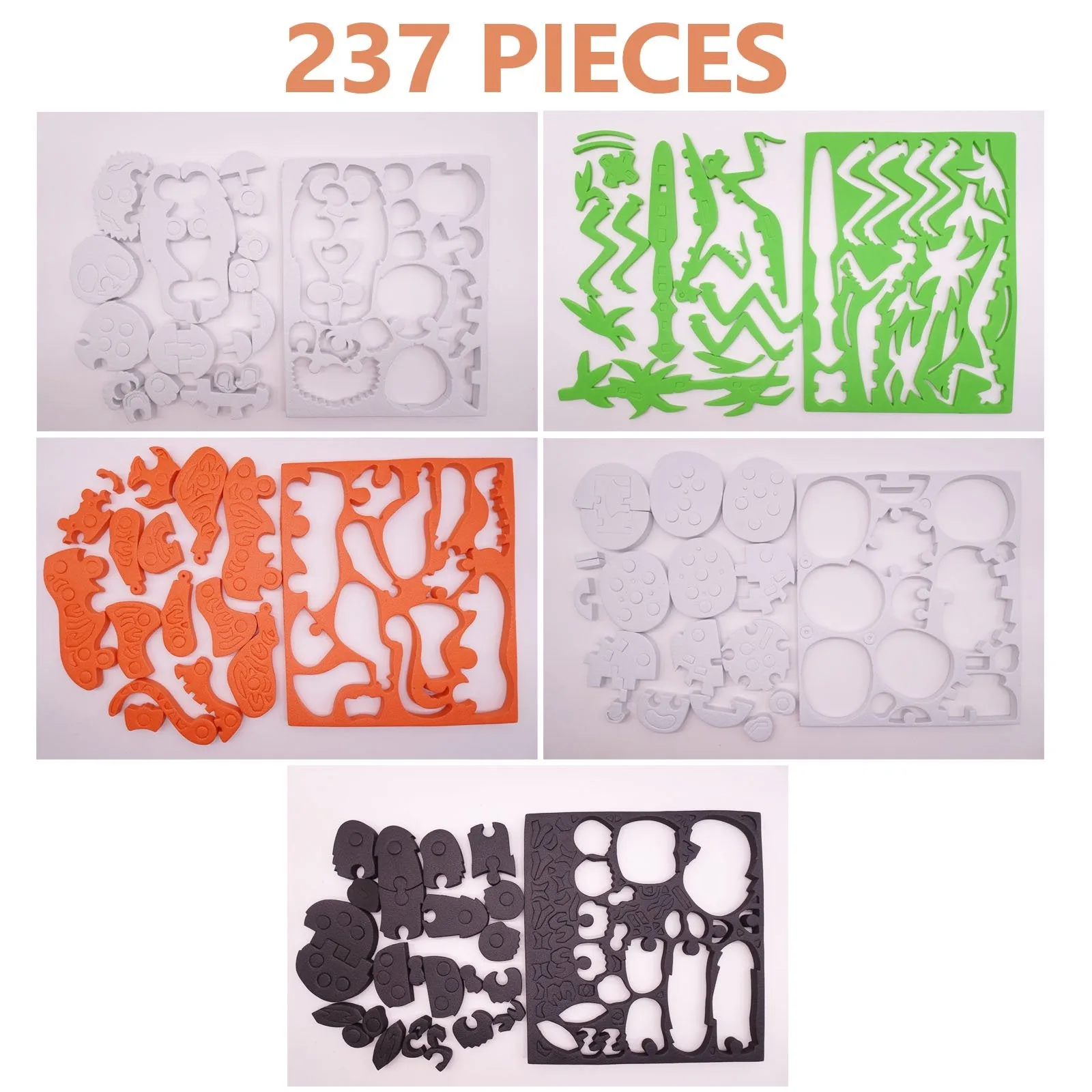 237 Pieces 3D Animal Series Puzzle Blocks - Image 3
