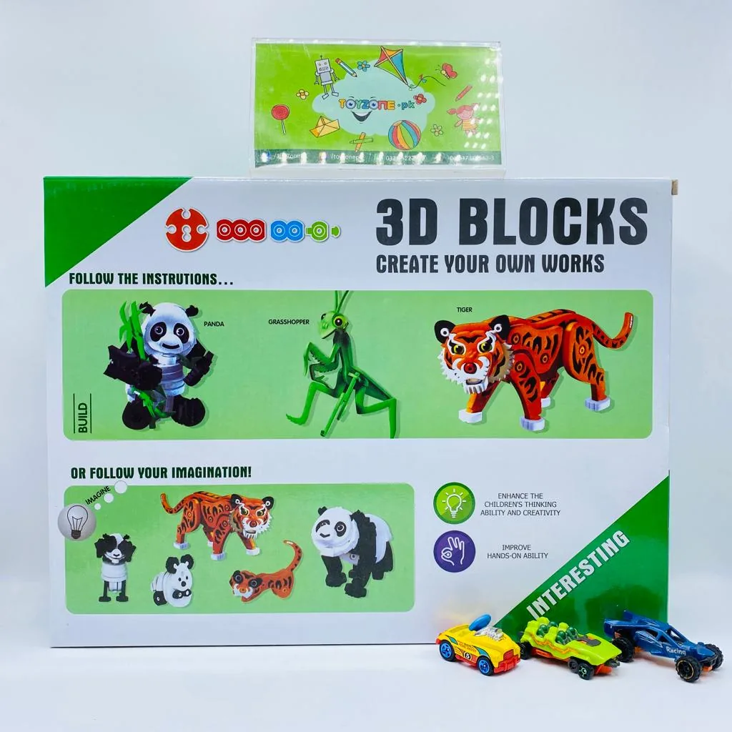 237 Pieces 3D Animal Series Puzzle Blocks - Image 4