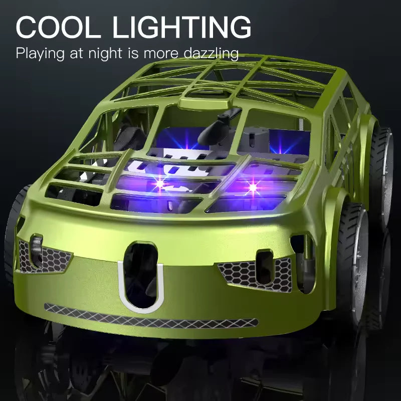 2in1 Remote Control Mini Drone Car With Lights - Image 3