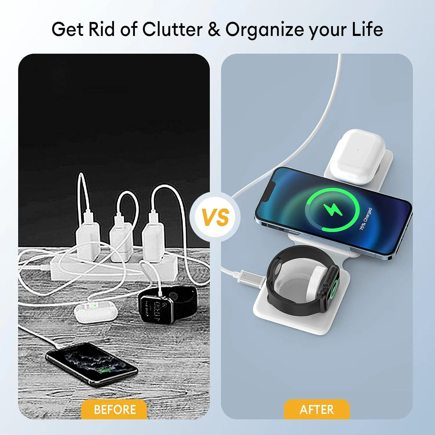 3-in-1 Foldable MagSafe Wireless Charging Pocket Size - Image 10