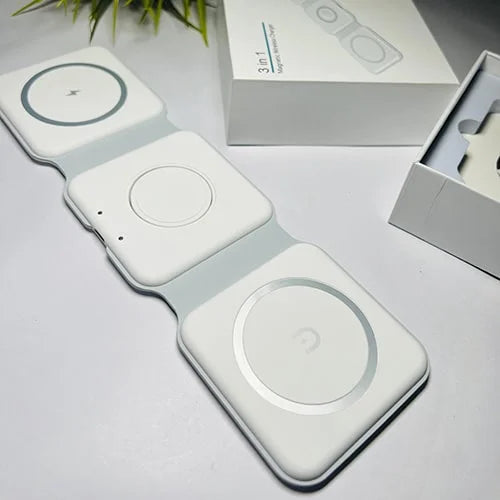 3-in-1 Foldable MagSafe Wireless Charging Pocket Size - Image 4