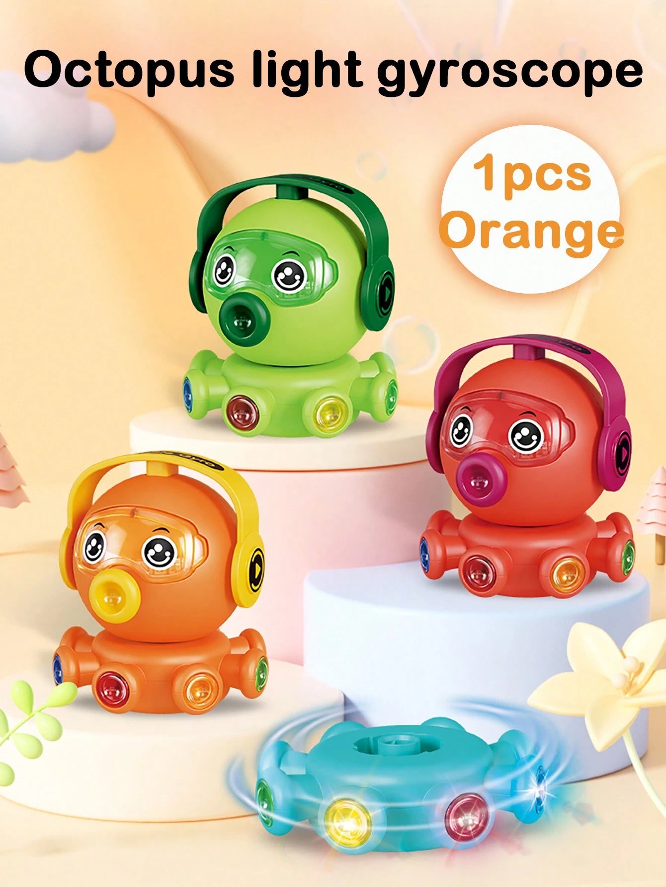 3 in 1 Gyro Octopus with Light - Image 10